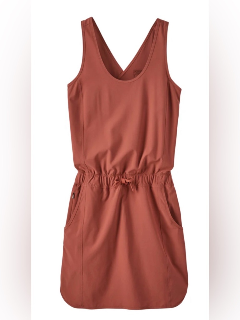 Patagonia Fleetwith dress- muted rust/pink - size small